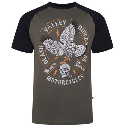 KAM Valley Riders Raglan-T-Shirt Dusty Olive